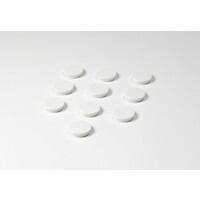 thumb-Ronde witte memo magneten met een diameter van 25 mm. | 10 stuks-2