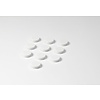 Smit-Visual Ronde witte memo magneten met een diameter van 25 mm. | 10 stuks