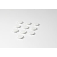thumb-Ronde witte memo magneten met een diameter van 25 mm. | 10 stuks-1