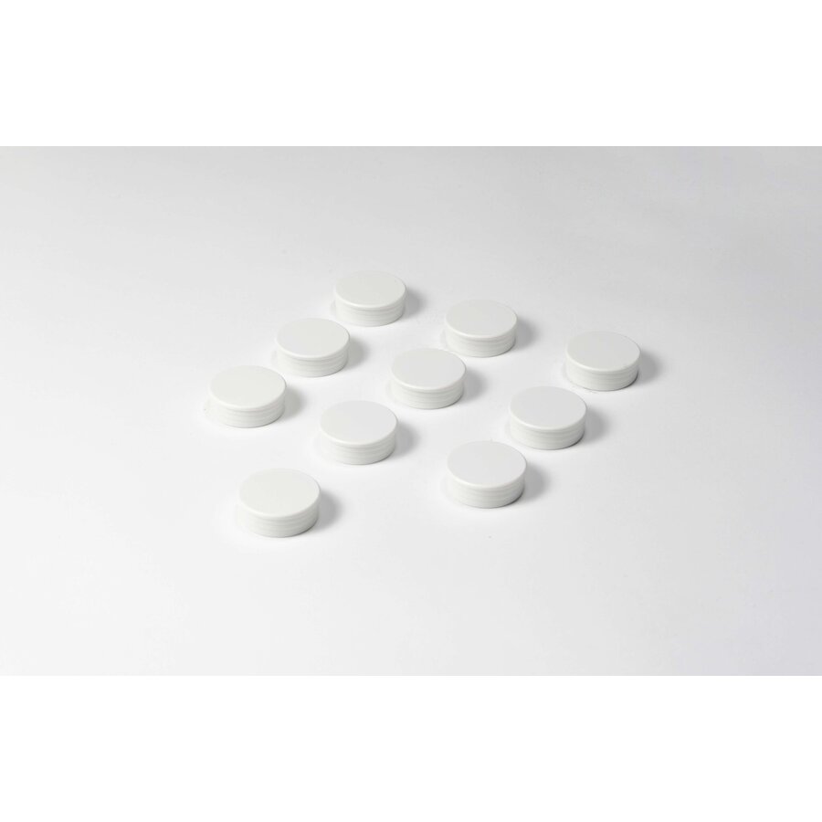 Sterke witte memo magneten met een diameter van 35 mm. | 10 stuks-1