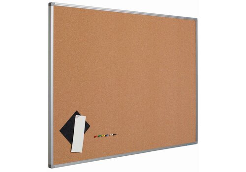 Prikbord van geperst kurk  45 x 60 cm. 