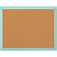thumb-Prikbord met perskurk met 16 mm. Softline profiel, afmeting: 45 x 60 cm.-1