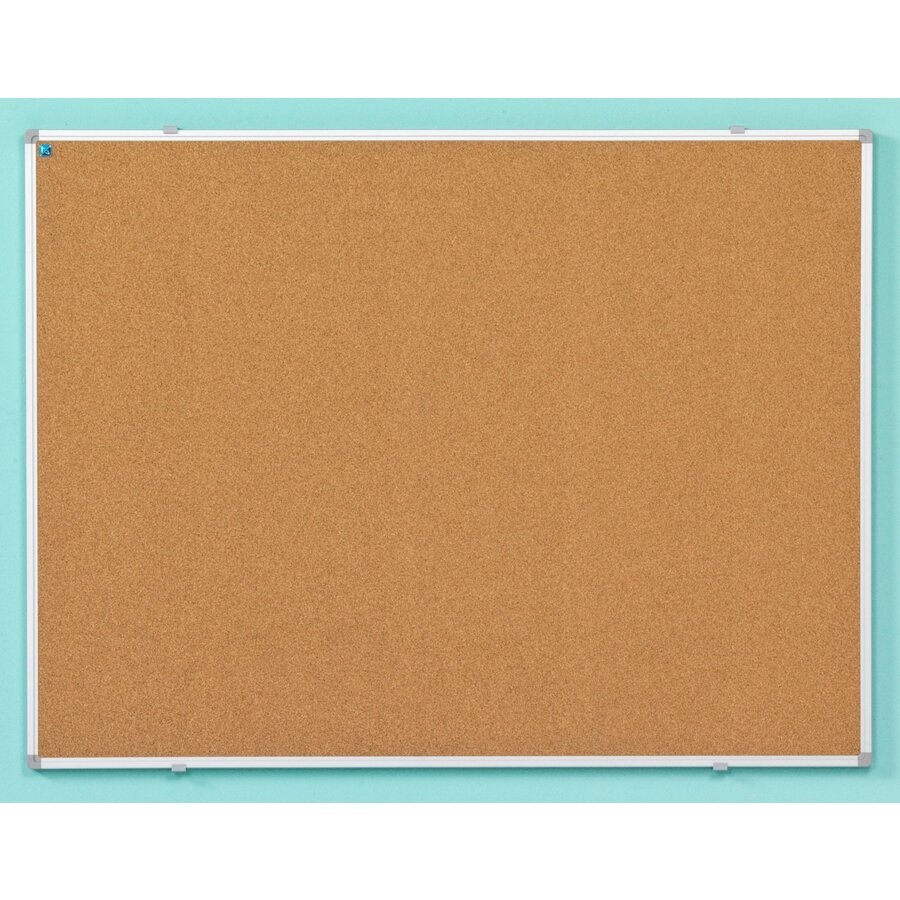 Prikbord met perskurk met 16 mm. Softline profiel, afmeting: 45 x 60 cm.-1