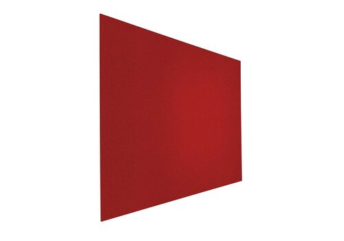 Profielloos prikbord, kleur 2210-rood 