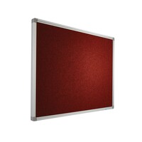 thumb-Prikbord Camira, kleur rood-AK015, afmeting 90 x 180 cm-2