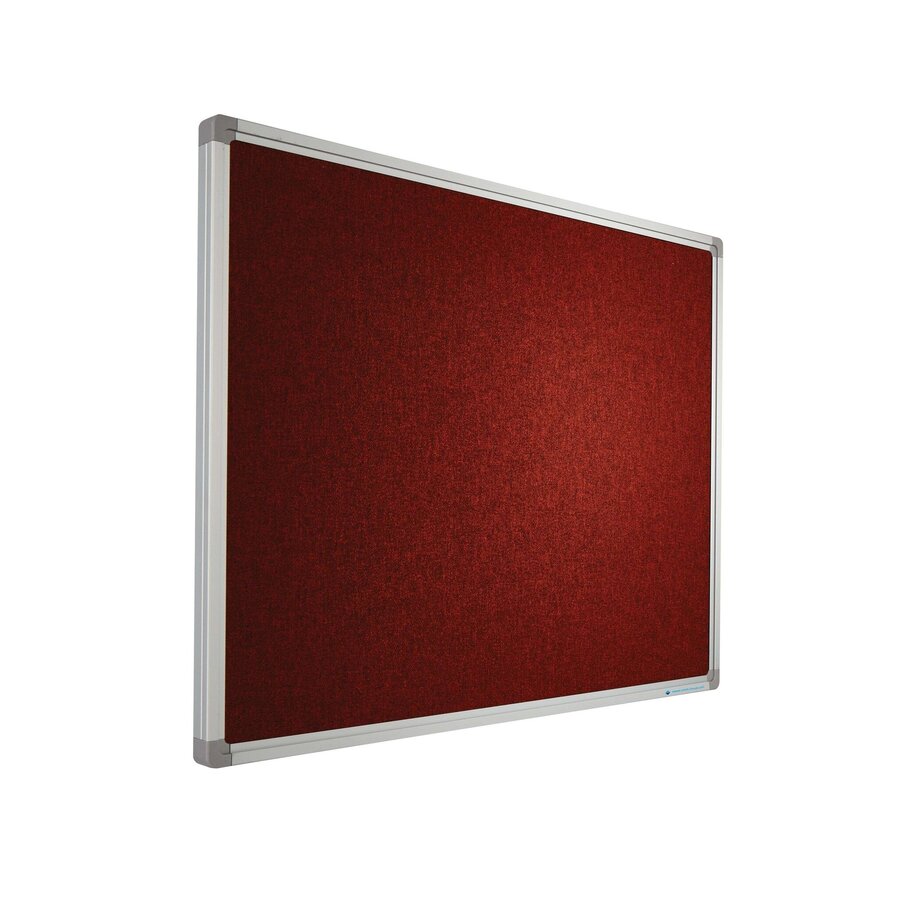 Prikbord Camira, kleur rood-AK015, afmeting 120 x 180 cm-2