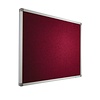 Smit-Visual Prikbord Camira, kleur paars-AK013, afmeting 90 x 120 cm