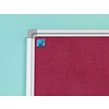 Smit-Visual Prikbord Camira, kleur paars-AK013, afmeting 120 x 180 cm