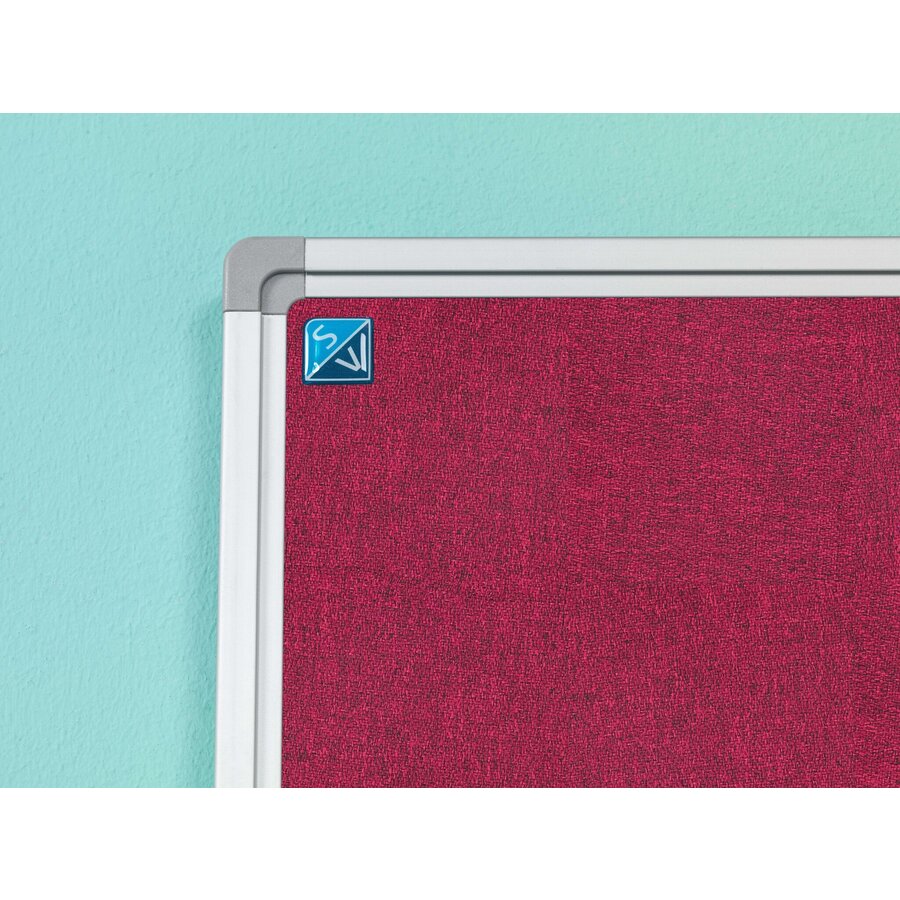 Prikbord Camira, kleur paars-AK013, afmeting 120 x 180 cm-1