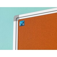thumb-Prikbord Bulletin, kleur grijs-2182, afmeting 60 x 90 cm.-2
