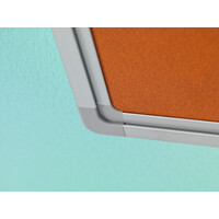 thumb-Prikbord Bulletin, kleur oranje- 2211, afmeting 60 x 90 cm.-2