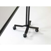 thumb-Dubbelzijdig mobiel krijtbord met zwart frame 120 x 75 cm.-5