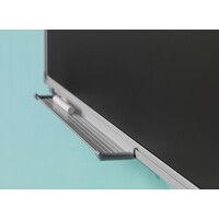 thumb-Krijtbord grijs emailstaal met zwart aluminium Softline profiel, andere 11 formaten-3