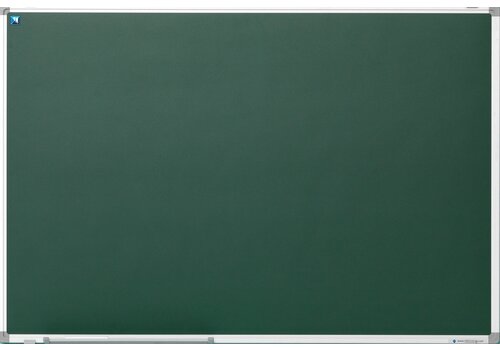 Krijtbord groen met aluminium rand 