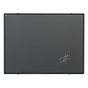 Smit-Visual Krijtbord grijs emailstaal met zwart aluminium Softline profiel, 120 x 240 cm.
