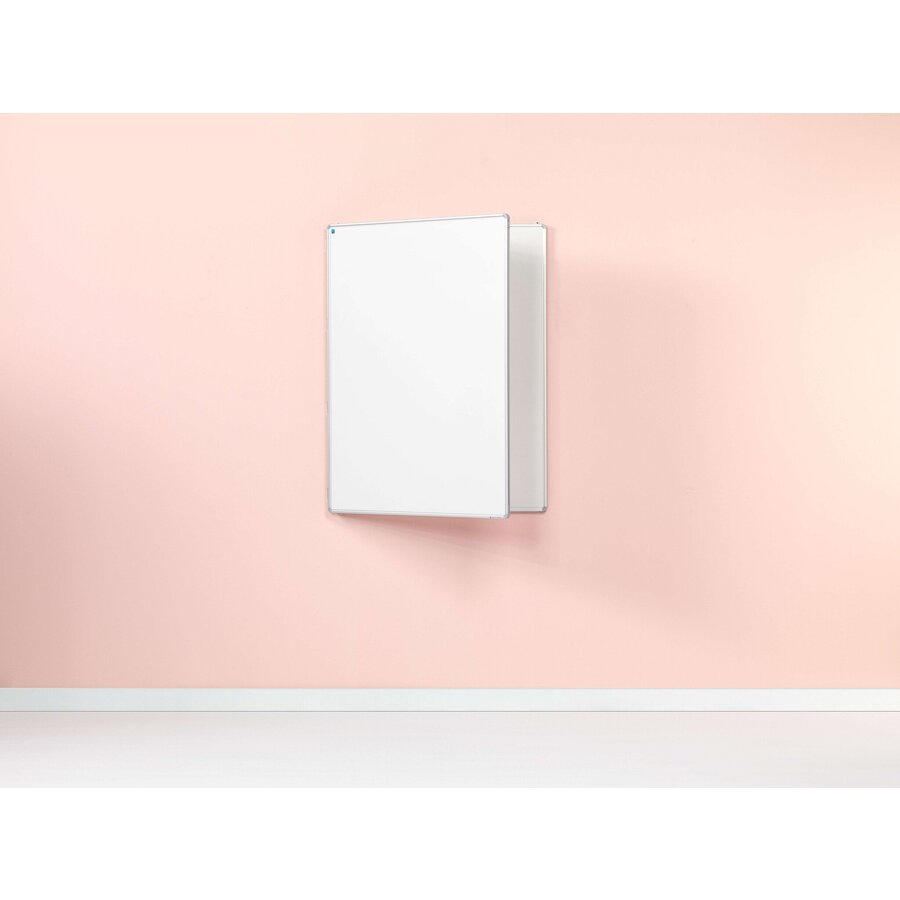 Drievlaks whiteboard exclusief onderstel, afmeting 90 x 120 cm.-3
