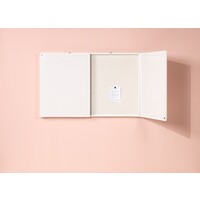 thumb-Afsluitbare kast met whiteboard, flipover en projectiescherm 4:3, 120 x 165 cm.-4