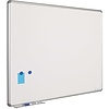 Smit-Visual Whiteboard van wit emailstaal met Design profiel - overige acht formaten