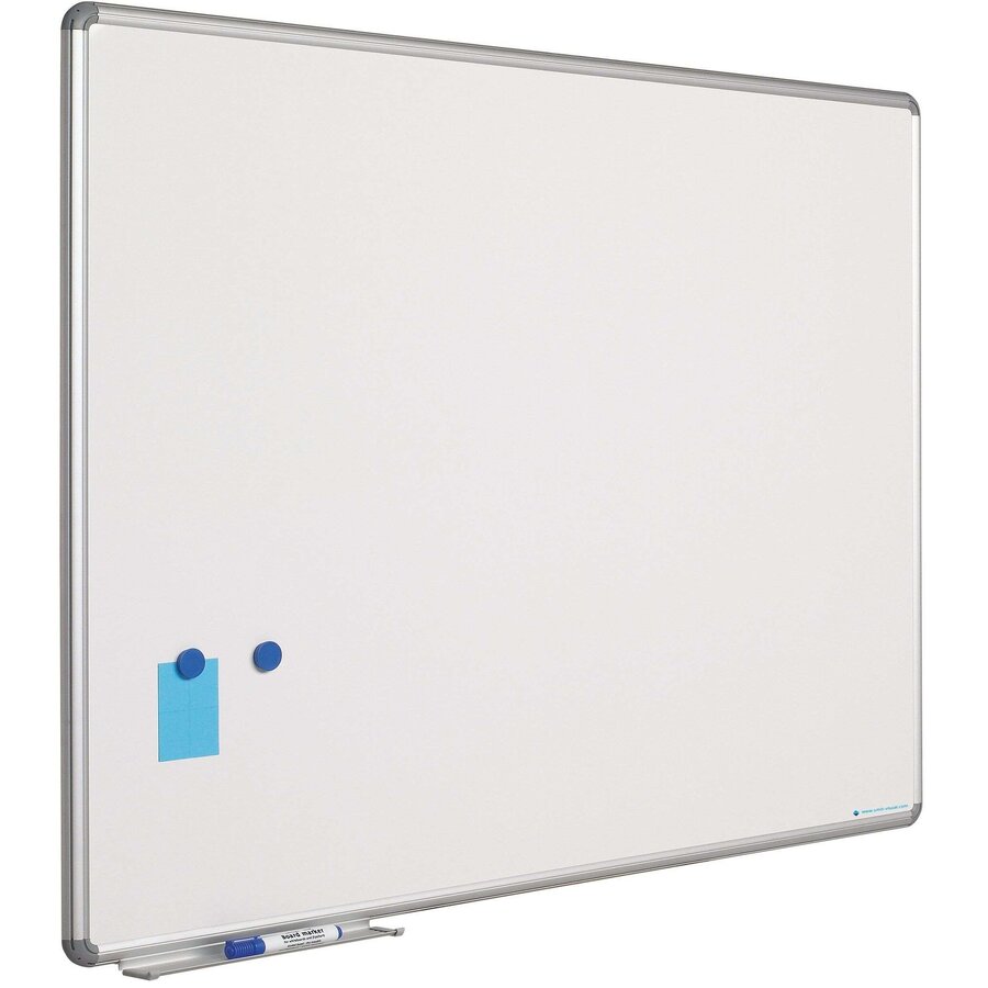 Whiteboard van wit emailstaal met Design profiel - overige acht formaten-1