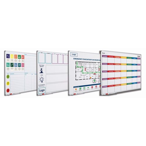 Whiteboard bedrukt naar eigen ontwerp 