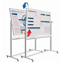 thumb-Whitebord van gelakt staal met eigenbedrukking en 8 mm. Softline profiel- overige 9 formaten-1