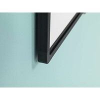 thumb-Whiteboard van wit emailstaal met zwart Softline profiel, overige 12 formaten-4