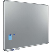 thumb-Silverboard DeLuxe whitebord met 16 mm. Design profiel, afmetingen: 90 x 120 cm.-1