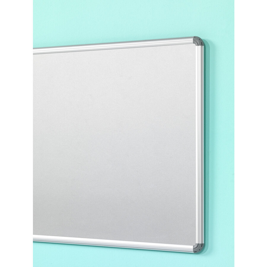 Silverboard DeLuxe whitebord met 16 mm. Design profiel, afmetingen: 100 x 150 cm.-3