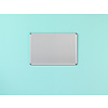 Smit-Visual Silverboard DeLuxe whitebord met 16 mm. Design profiel, afmetingen: 100 x 200 cm.