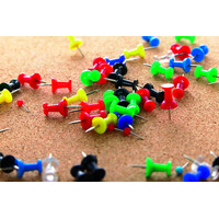 thumb-Prikbord Pushpins in diverse kleuren-2