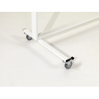 thumb-Verrijdbaar wit metalen onderstel voor drie-, en vijfvlaks bord-4