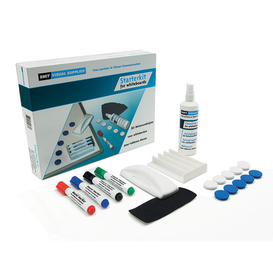 Stifthouder voor stiften of marker voor op een whiteboard of stalen wand-3