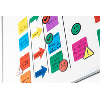 thumb-Memo magneet geel met het symbool "Check" set van 5 stuks. Diameter 35 mm.-3