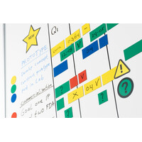 thumb-Memo magneet groen met het symbool "Uitroepteken" set van 5 stuks. Diameter 35 mm.-3