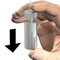 thumb-Artiteq Palhaak, zelfklemmende haak voor koord of stang.  max. 20 kg.-3