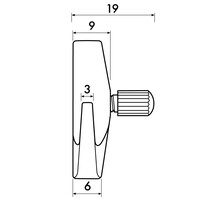 thumb-Artiteq schilderij ophanghaak zwaar messing, max. 7 kg.-3