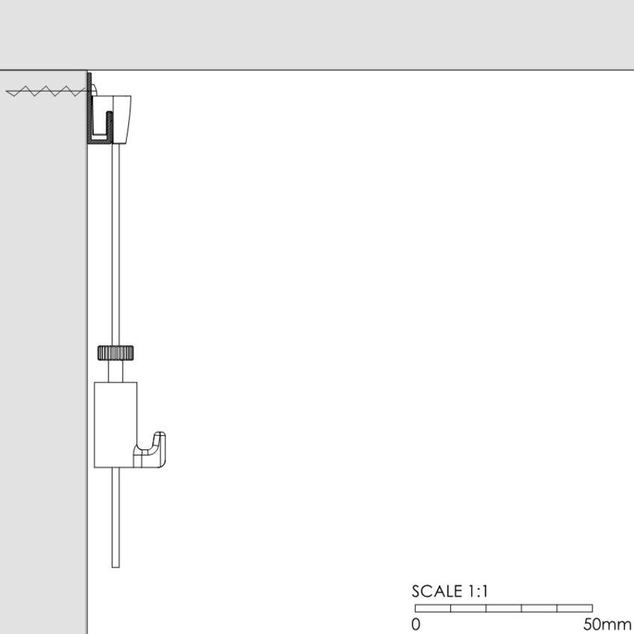 Artiteq witte schroef voor montage Classic Rail en Classic Rail +, 20 stuks.-3