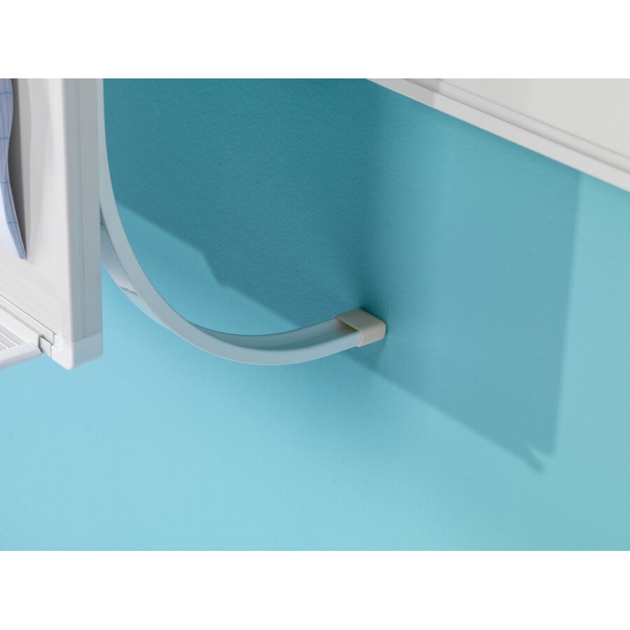 Prikbord met blauw vilt met PartnerLine profiel afm. 90 x 120 cm.-2