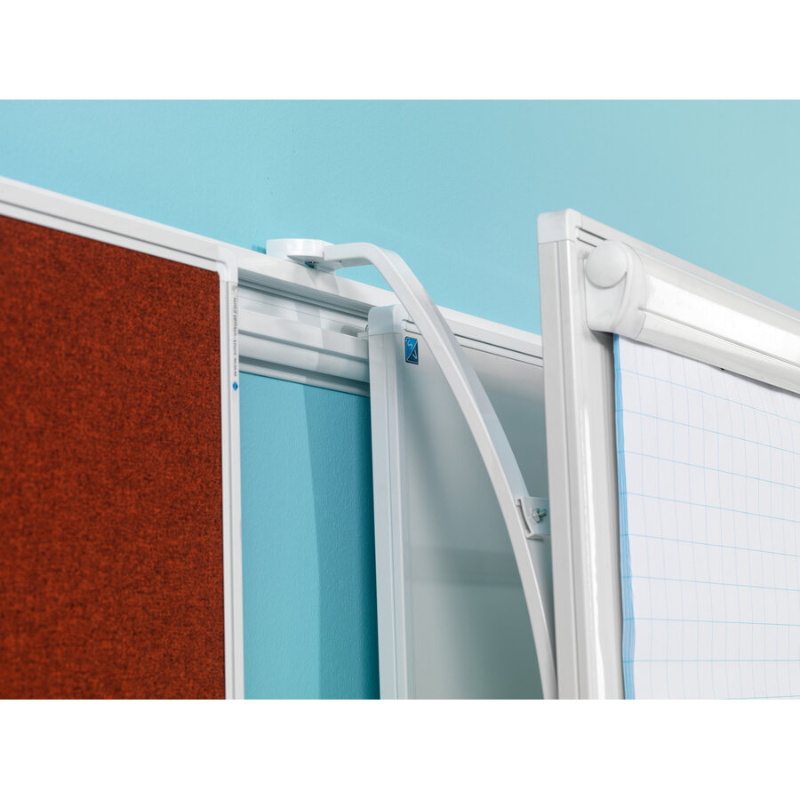 Prikbord met blauw vilt met PartnerLine profiel afm. 60 x 90 cm.-2