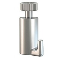 thumb-Artiteq 2 mm. wit stalen stang met Twister, lengte 200 cm.-2