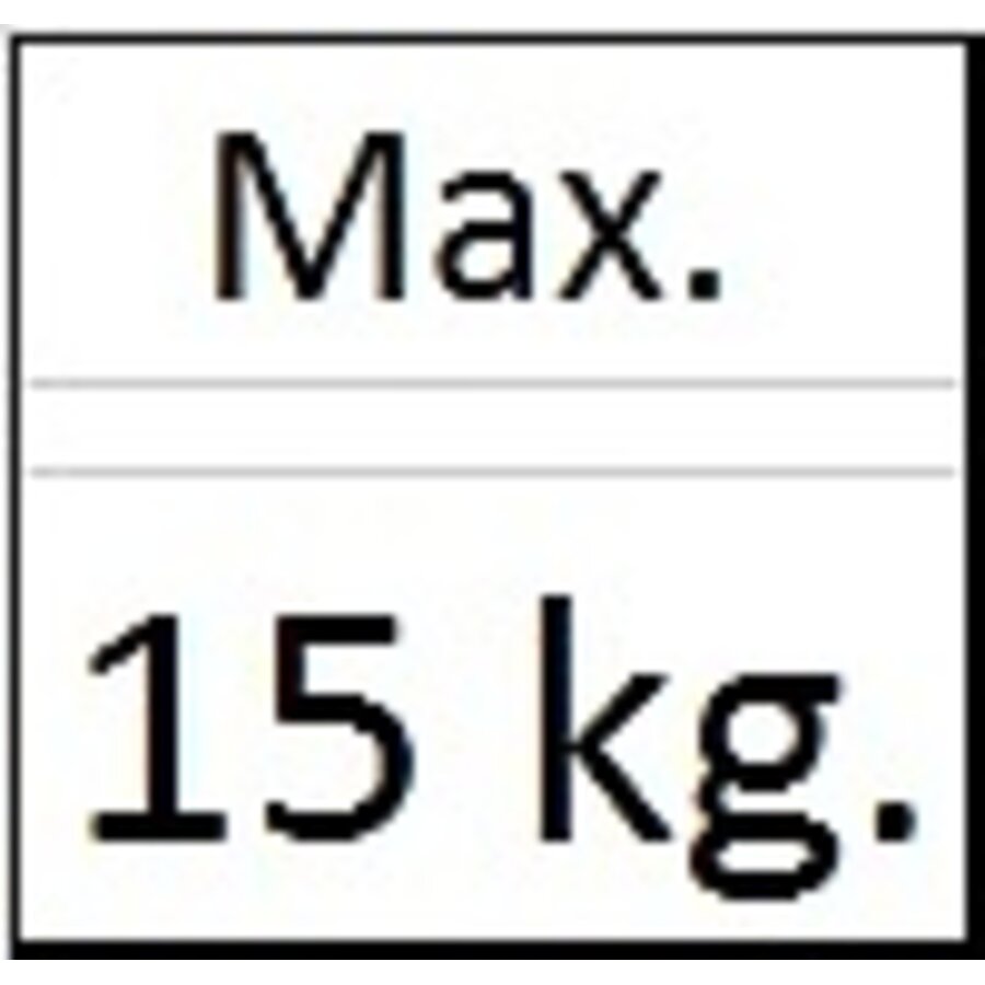 Ophanghaak voor Obimex systeemwanden, transparant.-2