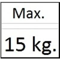 thumb-Artiteq Classic Rail ophanghaak wit,  max. 15 kg.-2