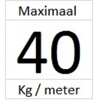 thumb-Artiteq Classic Rail+ 4 mm. wit stalen stang. max. 40 kg./meter, lengte 200 cm.-2