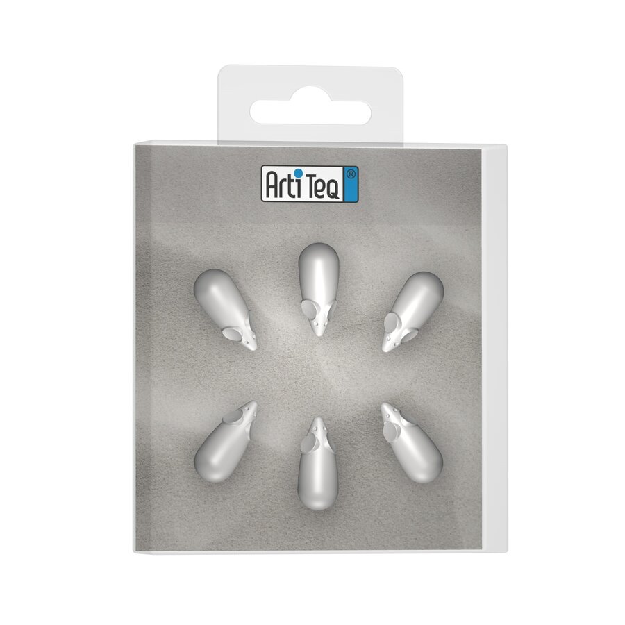 Artiteq Picture Mouse, staalkleurig, lengte 150 cm.-3