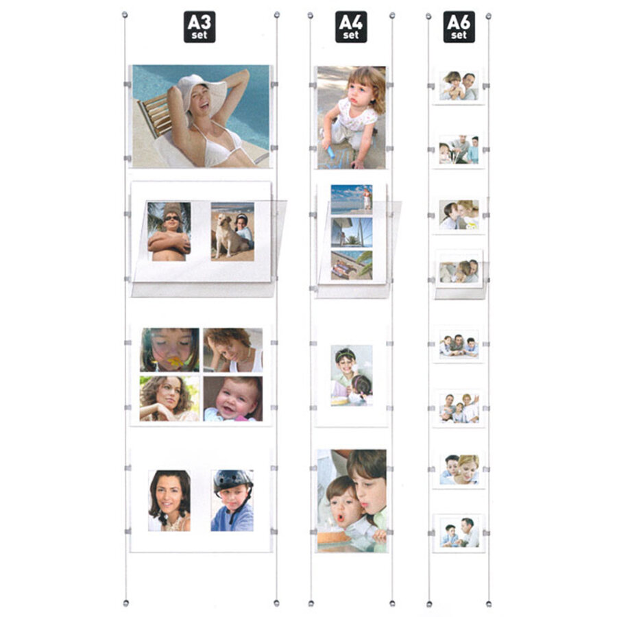 Artiteq Display IT - 2 mm. staalkabel voor het bevestigen van de displays op muur of plafond-4