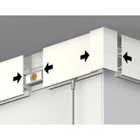 thumb-Hoekverbinder voor Click Rail Pro, kleur wit-3