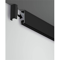 thumb-Eindkap Click Rail alu, kleur grijs-2