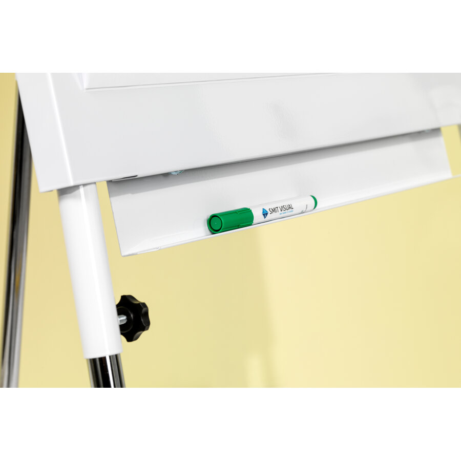 Flip-Over Budget wit, in hoogte verstelbaar met afleggoot.-4