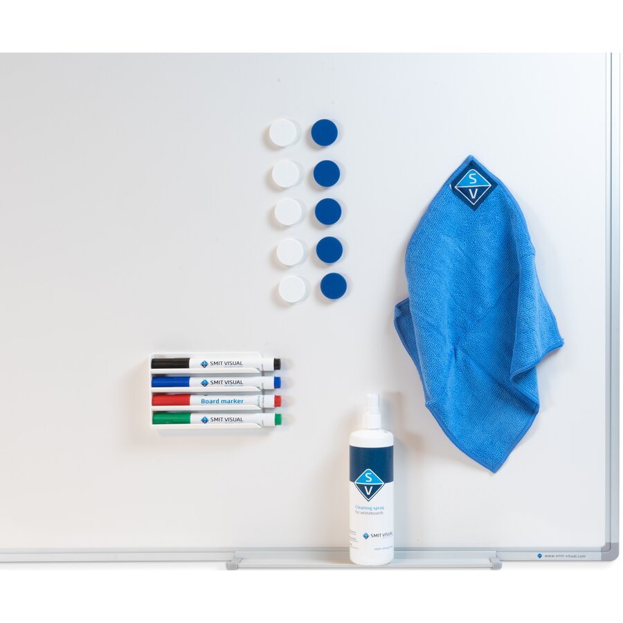 Whiteboard bedrukt met ruitjes van 5 x 5 cm.  90 x 120 cm.-3