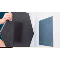 thumb-Prikbord Bulletin zeshoekig, afmeting 60 x 52 (b x h) cm kleur 2208-3